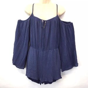 New! See You Monday Cold Shoulder Romper Size L